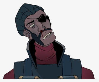 Some Demoman Art I Drew Today For A Video I’m Working - Cartoon, HD Png Download, Transparent PNG