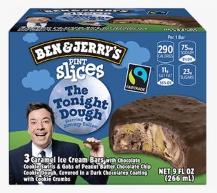 Ben & Jerry S Tonight Dough Pint Slice - Slice Ben And Jerry's, HD Png Download, Transparent PNG