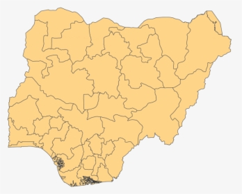 [shapefile] Nigeria - Nigeria Black And White, HD Png Download, Transparent PNG