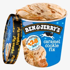 Ben & Jerry’s Caramel Cookie Fix Moo-phoria Eis 500ml - Ben & Jerry's Moo Phoria, HD Png Download, Transparent PNG