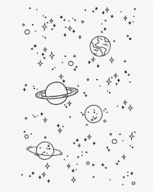 Cute Space Drawings Background, HD Png Download, Transparent PNG