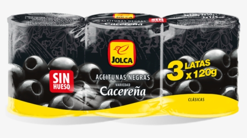 Aceituna Negra 3x120g De Jolca - Grape, HD Png Download, Transparent PNG
