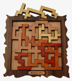 Modern Art - Modern Art Wood Puzzle, HD Png Download, Transparent PNG