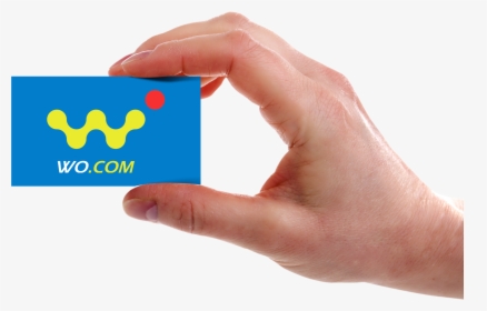 Hand Holding Card Png - Business Card Hand Png, Transparent Png, Transparent PNG