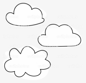 Cloud Drawing Vector And Stock Photo - Label, HD Png Download, Transparent PNG