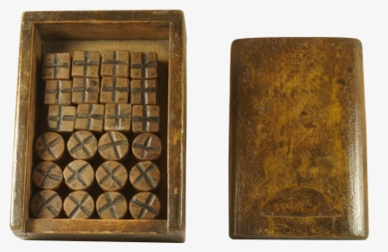 Antique 19th Century Children S Wooden Game Tic Tac - Chess, HD Png Download, Transparent PNG