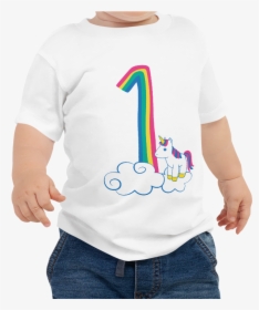 The Cutest Rainbow Unicorn First Birthday Shirt There - Camisas De Baby Shark, HD Png Download, Transparent PNG