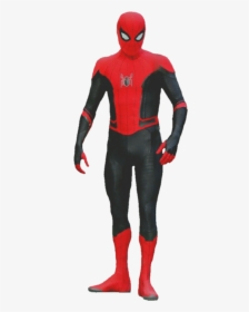 Spider-man Far From Home Transparent Background - Spider Man Far From Home Suit Drawing, HD Png Download, Transparent PNG