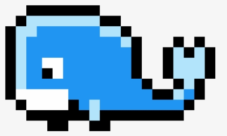 Whale Pixel Art, HD Png Download, Transparent PNG
