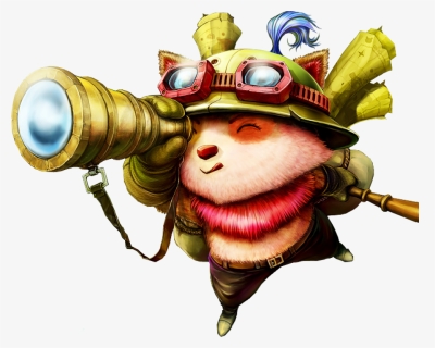 Classic Old Teemo Scout Splashart Png Image - League Of Legends Teemo Png, Transparent Png, Transparent PNG
