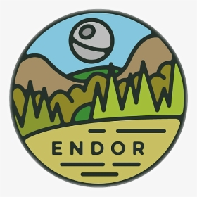 #endor #forest #sticker #freetoedit - Planet Star Wars Stickers, HD Png Download, Transparent PNG