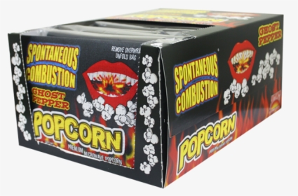 Spontaneous Combustion Ghost Pepper Popcorn 12 Pack - Ghost Pepper Popcorn, HD Png Download, Transparent PNG