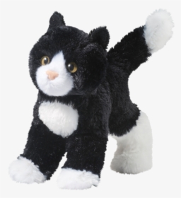 Black And White Cat Plushie, HD Png Download, Transparent PNG