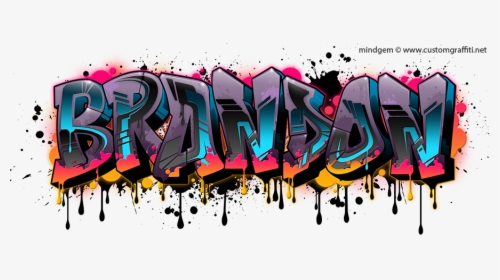 Graffiti Font - Bulky - Brandon Graffiti, HD Png Download, Transparent PNG