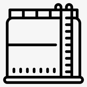Transparent Refinery Clipart - Storage Tank Icon, HD Png Download, Transparent PNG