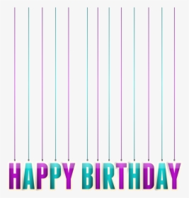 Hanging Happy Birthday Png, Transparent Png, Transparent PNG