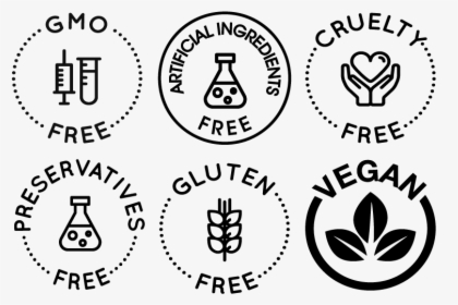 Gmo Free, Artificial Ingredients Free, Cruelty Free, - Emblem, HD Png Download, Transparent PNG