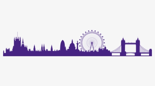 Silhouette Of London Landmarks, HD Png Download, Transparent PNG