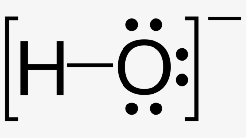 Hydroxide Wikipedia H3c2o2- Lewis Structure Lewis Structure - Oh Structure, HD Png Download, Transparent PNG
