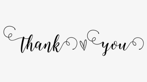 Thank You Transparent - Calligraphy Transparent Thank You Png, Png Download, Transparent PNG