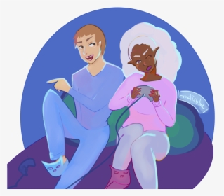 Have Some Gaming Night Allurance~   kofi ♦ Redbubble - Cartoon, HD Png Download, Transparent PNG