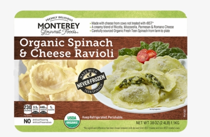 Organic Spinach Cheese Ravioli - Jiaozi, HD Png Download, Transparent PNG