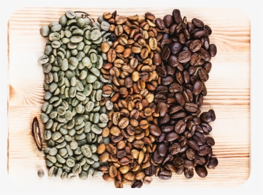 Raw And Roasted Coffee Beans - Cafe Descafeinado En Grano Verde, HD Png Download, Transparent PNG