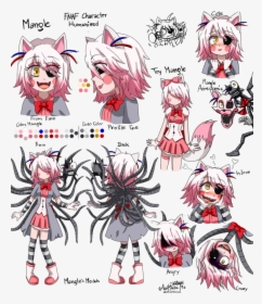 Clipart Royalty Free Download Ballora Drawing Humanized - Anh Mangle Fnaf, HD Png Download, Transparent PNG