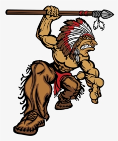 Native American Mascot Controversy Native Americans - Cartoon Native American Drawing, HD Png Download, Transparent PNG