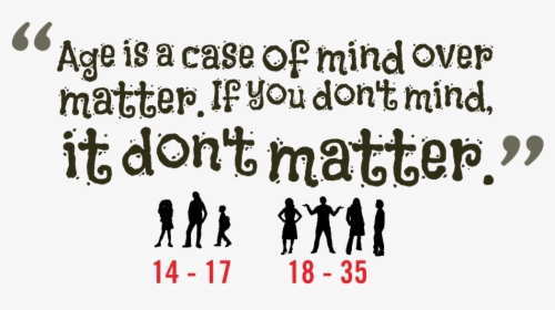 Age Quotes Png Image Background - Human Silhouette, Transparent Png, Transparent PNG