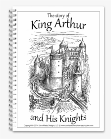 Knights And Castle Colouring Pages, HD Png Download, Transparent PNG