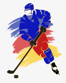 Silhouette Hockey Images Free Download, HD Png Download, Transparent PNG