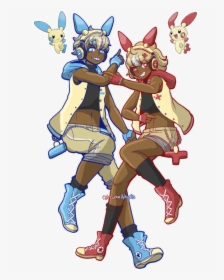 Solosart - Plusle And Minun, HD Png Download, Transparent PNG