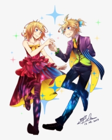 “happy 10th Anniversary Rin & Len  this Was My Piece - Villains & Heroes Side V, HD Png Download, Transparent PNG
