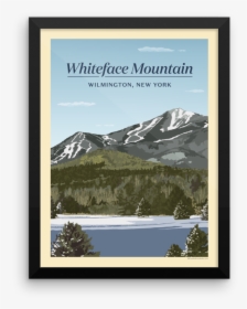 Vintage Poster - Whiteface Mountain Poster, HD Png Download, Transparent PNG