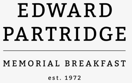 Edward Partridge Memorial Breakfast Vertical - Printing, HD Png Download, Transparent PNG