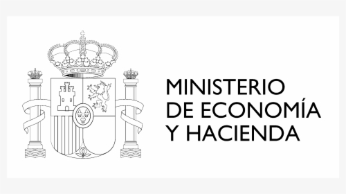 Ministerio De Economia Y Hacienda Logo Black And White - Government Of Spain, HD Png Download, Transparent PNG