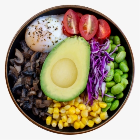 Avocado Vegetarian Bowl - Diet Food, HD Png Download, Transparent PNG