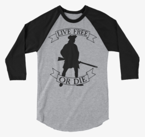 Live Free Or Die Minuteman Mockup Heather Greyblack - Cute Show Steer Shirts, HD Png Download, Transparent PNG