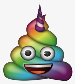 Transparent Rainbow Poop Emoji, HD Png Download, Transparent PNG