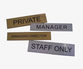 Cubicle Wall Name Plates With Logo Plastic Plate - Nameplate, HD Png Download, Transparent PNG