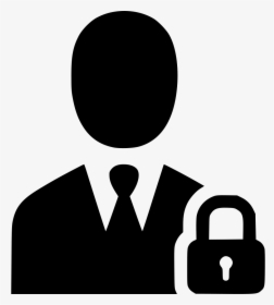 Businessman Secure Safe Protect Lock Locked Password - Lock Password Icon, HD Png Download, Transparent PNG
