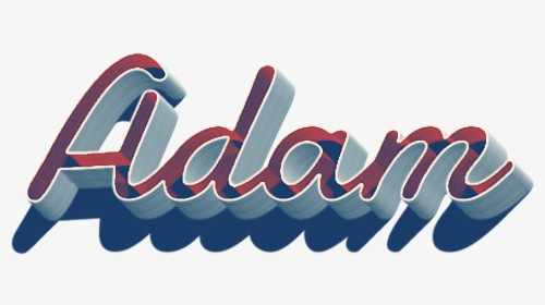 Adam 3d Letter Png Name - Graphic Design, Transparent Png, Transparent PNG