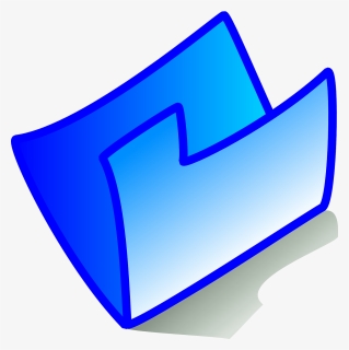 Open Blue Folder Svg Clip Arts - Clipart Favorite, HD Png Download, Transparent PNG