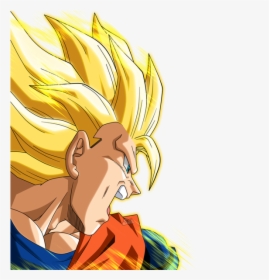 Goku Ssj3 By Saodvd-db16rs7 - Ssj Goku With Background, HD Png Download, Transparent PNG