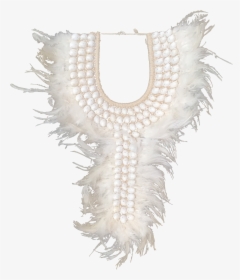 Long Cowrie Shell Tribal Necklace - Necklace, HD Png Download, Transparent PNG