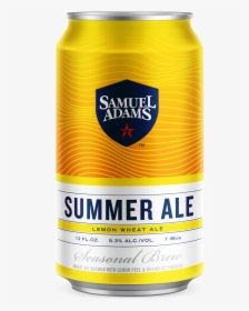 Pkg Sam Summerale 12ozcan Yellow 2017 - Sam Adams Beer, HD Png Download, Transparent PNG