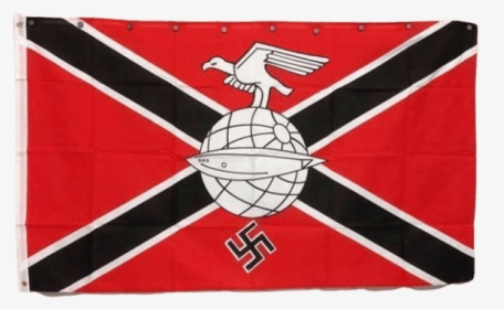 German Nazi Zeppelin Corps Flag, Historical Flag With - Confederate Flag, HD Png Download, Transparent PNG
