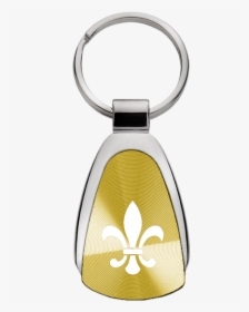 Au Tomotive Gold Fleur De Lis Gold Teardrop Key Fob - Mazda Keychain, HD Png Download, Transparent PNG