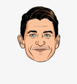 Paul Ryan Head Png - Cartoon, Transparent Png, Transparent PNG